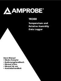 Thumbnail of document Manual - TR300 Temperature and Relative Humidity Data Logger